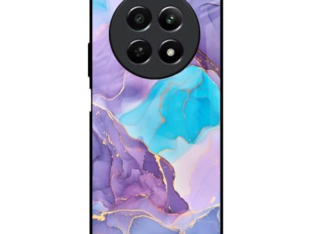 Alcohol ink Marble Glass Case for Realme 12 5G Cheap