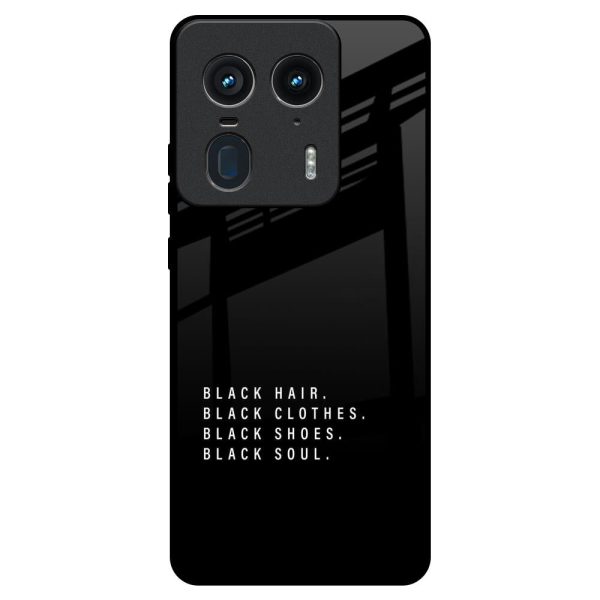 Black Soul Glass Case for Motorola Edge 50 Ultra 5G Supply