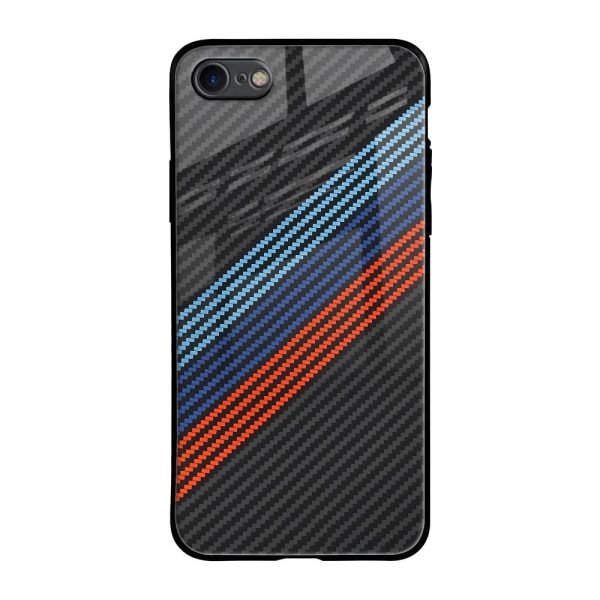 Carbon Inspired Glass Case for iPhone 7 Fashion