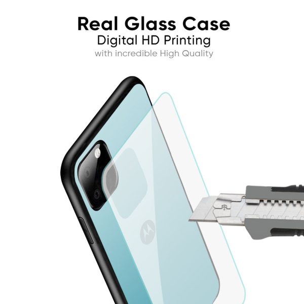 Arctic Blue Glass Case For Motorola Edge 50 Ultra 5G on Sale