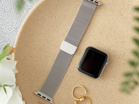 Starlight Magnetic Milanese Loop Apple Watch Band For Cheap