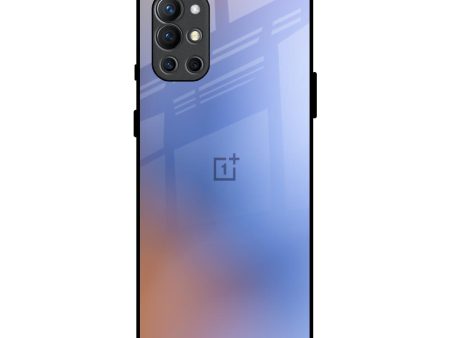 Blue Aura Glass Case for OnePlus 9R Online Hot Sale