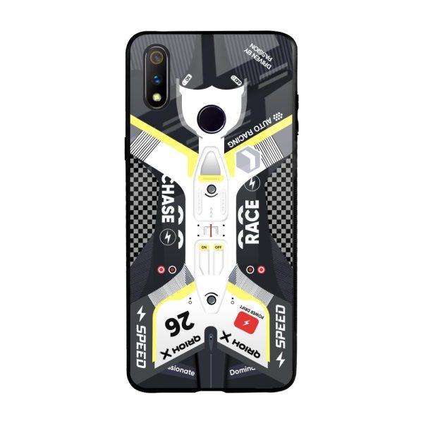 Car Enthusiast Glass Case for Realme 3 Pro on Sale