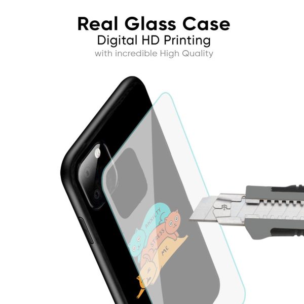 Anxiety Stress Glass Case for OnePlus 9R Cheap