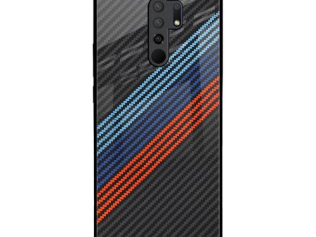 Carbon Inspired Glass Case for Redmi 9 prime Online Hot Sale