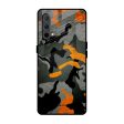 Camouflage Orange Glass Case For OnePlus Nord CE Discount