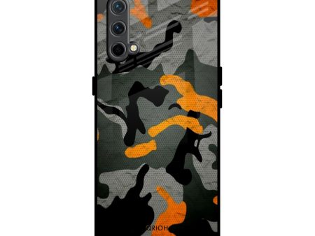 Camouflage Orange Glass Case For OnePlus Nord CE Discount