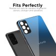 Blue Grey Ombre Glass Case for Vivo X60 PRO Online Hot Sale