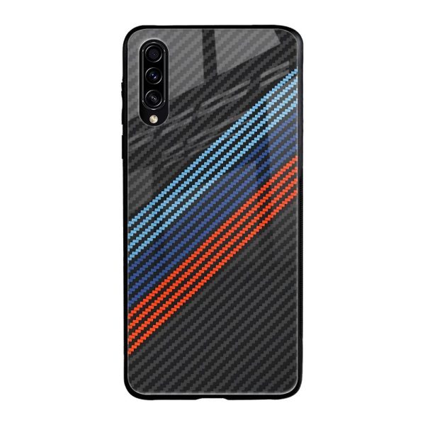 Carbon Inspired Glass Case for Samsung Galaxy A50s Online Sale