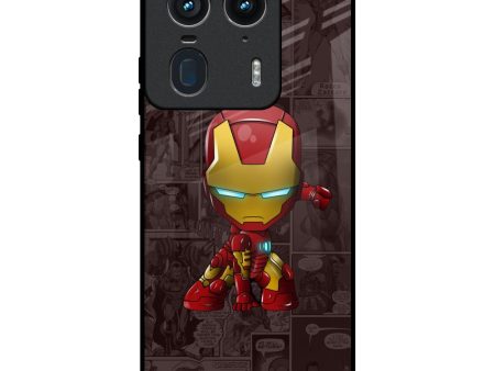 Angry Baby Super Hero Glass Case for Motorola Edge 50 Ultra 5G Fashion