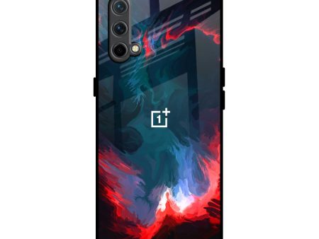 Brush Art Glass Case For OnePlus Nord CE For Sale