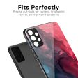 Blue & Red Smoke Glass Case for OnePlus 9R Hot on Sale