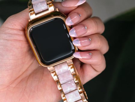 Rose Gold Seashell Apple Watch Strap Fashion