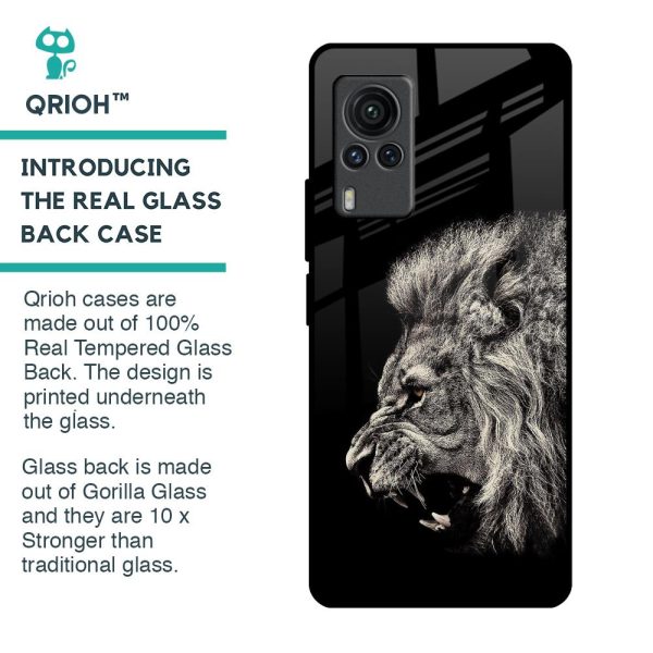 Brave Lion Glass Case for Vivo X60 PRO Online now