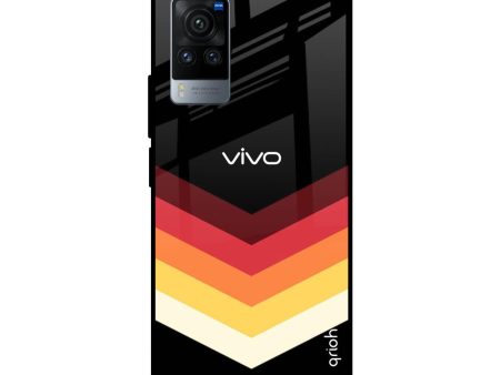 Abstract Arrow Pattern Glass Case For Vivo X60 Pro Hot on Sale