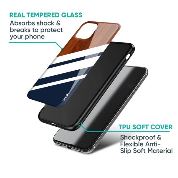 Bold Stripes Glass Case for Motorola Edge 40 on Sale