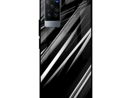 Black & Grey Gradient Glass Case For Vivo X60 Pro Cheap