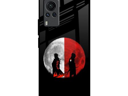 Anime Red Moon Glass Case for Vivo X60 PRO For Cheap