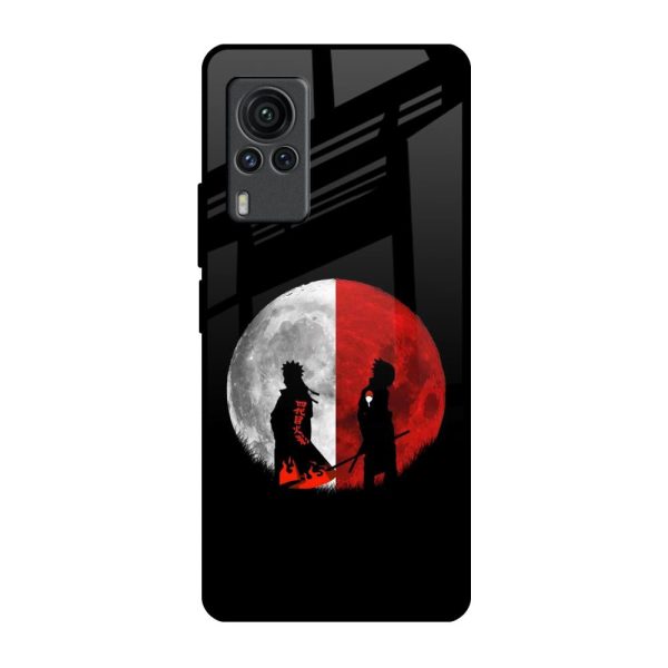 Anime Red Moon Glass Case for Vivo X60 PRO For Cheap