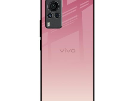 Blooming Pink Glass Case for Vivo X60 PRO For Cheap