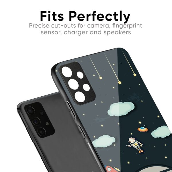 Astronaut Dream Glass Case For OnePlus 9R For Sale