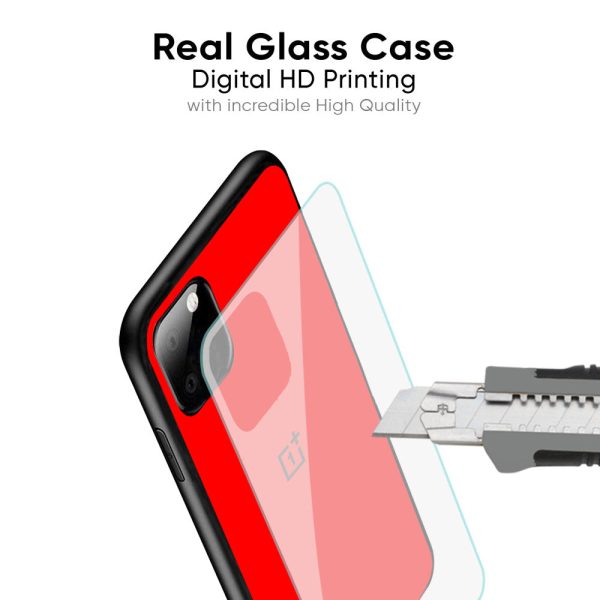 Blood Red Glass Case for OnePlus 9R Online now