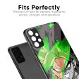 Anime Green Splash Glass Case for Vivo X60 PRO Sale