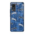 Blue Cheetah Glass Case for Vivo X60 PRO For Cheap