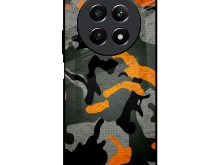 Camouflage Orange Glass Case For Realme 12 5G Hot on Sale