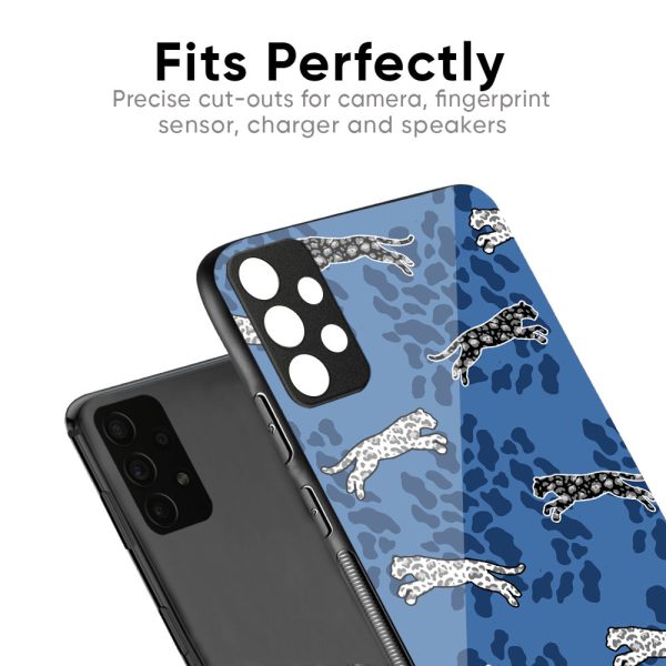 Blue Cheetah Glass Case for OnePlus Nord CE For Discount