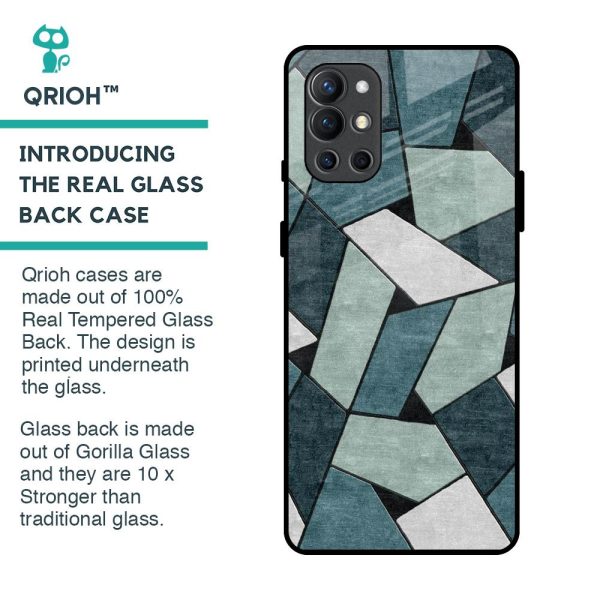 Abstact Tiles Glass Case for OnePlus 9R Sale