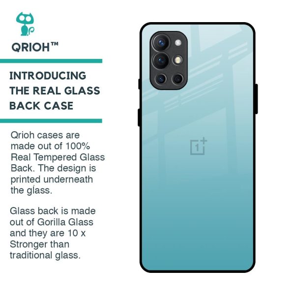 Arctic Blue Glass Case For OnePlus 9R Online Sale