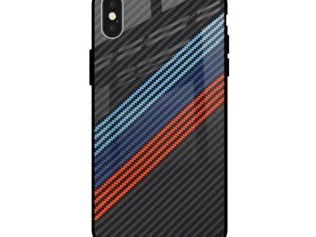 Carbon Inspired Glass Case for iPhone X Online Hot Sale