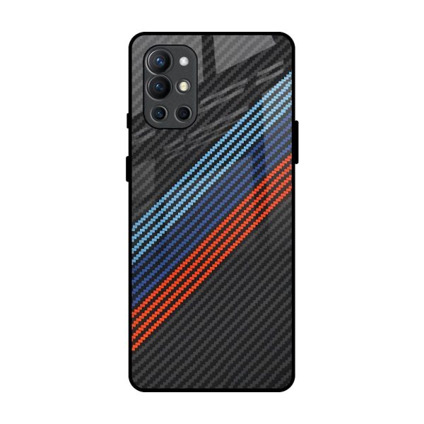 Carbon Inspired Glass Case for OnePlus 9R For Cheap