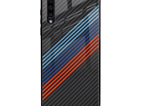 Carbon Inspired Glass Case for Samsung Galaxy A50 For Discount