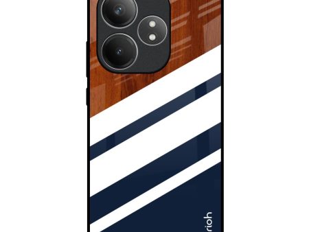 Bold Stripes Glass Case for Realme GT 6 5G Supply