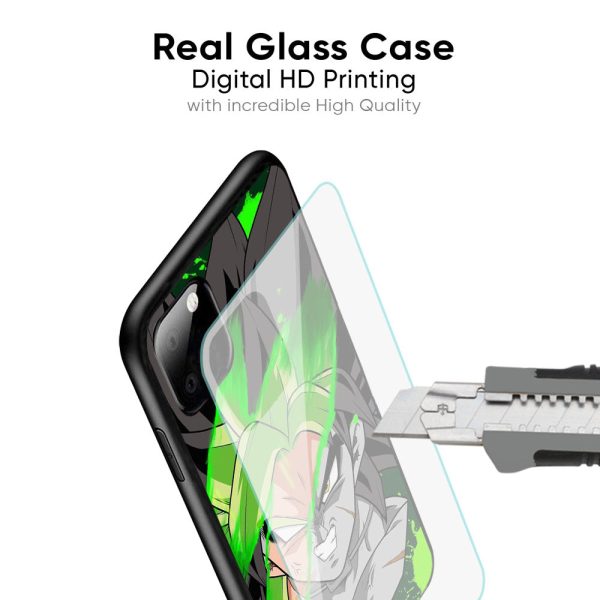 Anime Green Splash Glass Case for Vivo X60 PRO Sale