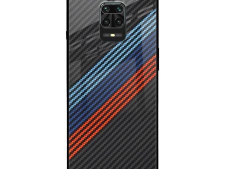 Carbon Inspired Glass Case for Xiaomi Redmi Note 9 Pro For Cheap