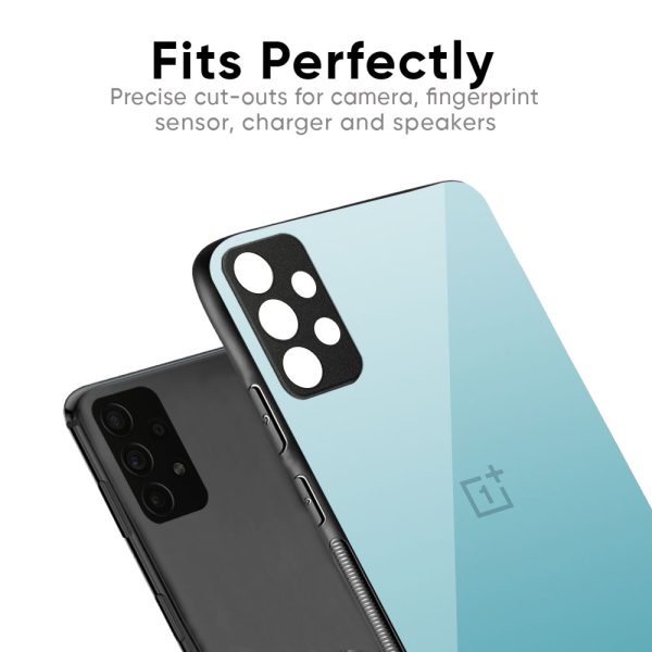 Arctic Blue Glass Case For OnePlus 9R Online Sale