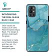 Blue Golden Glitter Glass Case for OnePlus 9R Online