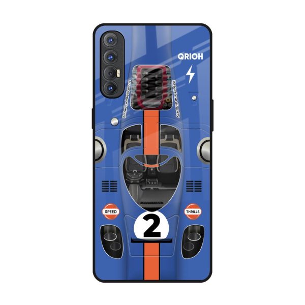 Car Adiction Glass Case for Oppo Reno 3 Pro For Cheap