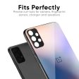 Blue Mauve Gradient Glass Case for OnePlus 9R Fashion