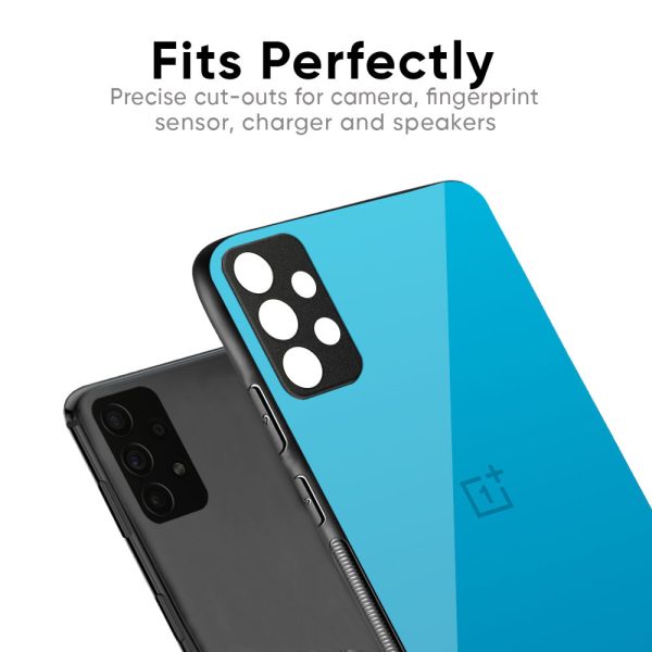 Blue Aqua Glass Case for OnePlus Nord CE Online Hot Sale