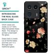 Black Spring Floral Glass Case for Motorola Edge 50 Ultra 5G For Discount