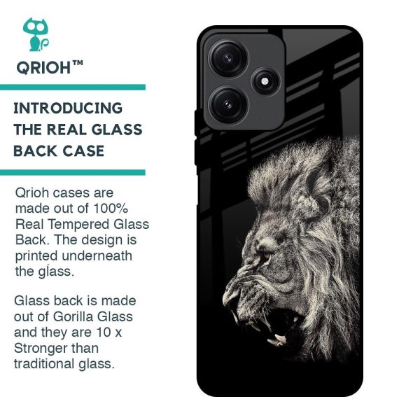 Brave Lion Glass Case for Redmi 12 5G Discount