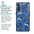 Blue Cheetah Glass Case for OnePlus Nord CE For Discount