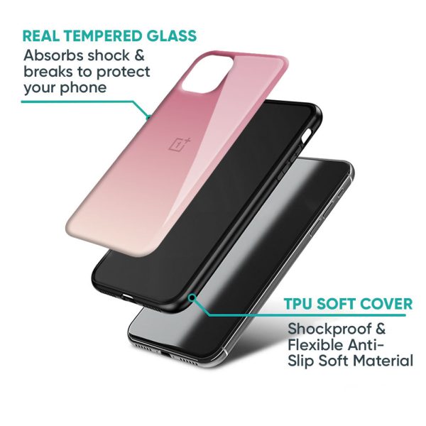 Blooming Pink Glass Case for OnePlus 9R For Cheap