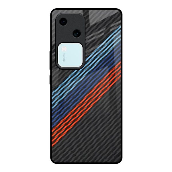 Carbon Inspired Glass Case for Vivo V30 5G Discount