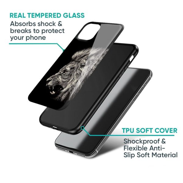 Brave Lion Glass Case for Redmi 12 5G Discount