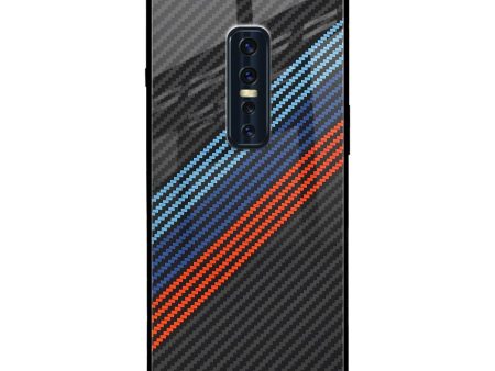 Carbon Inspired Glass Case for Vivo V17 Pro on Sale